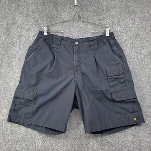 Propper Blue Ripstop Cargo Shorts Men’s 34* Tactical Elastic Waist 9” Inseam